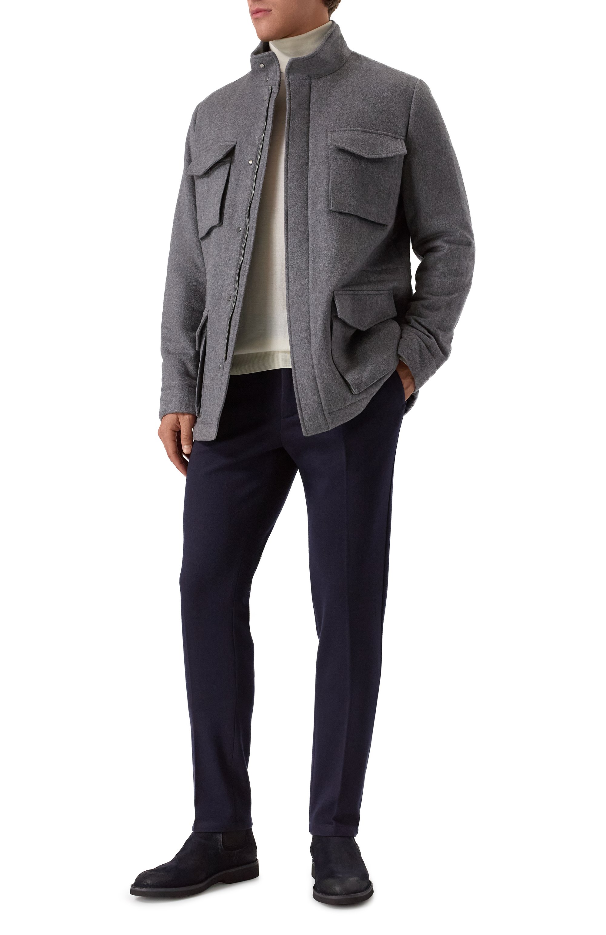 Кашемировая куртка ANDREA CAMPAGNA, арт. 25U628-CUNWSX, фото 2