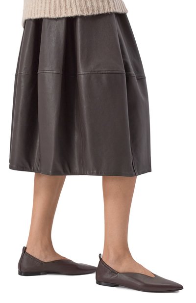 Кожаные балетки CO, арт. 0062NAP-CHC, фото 3