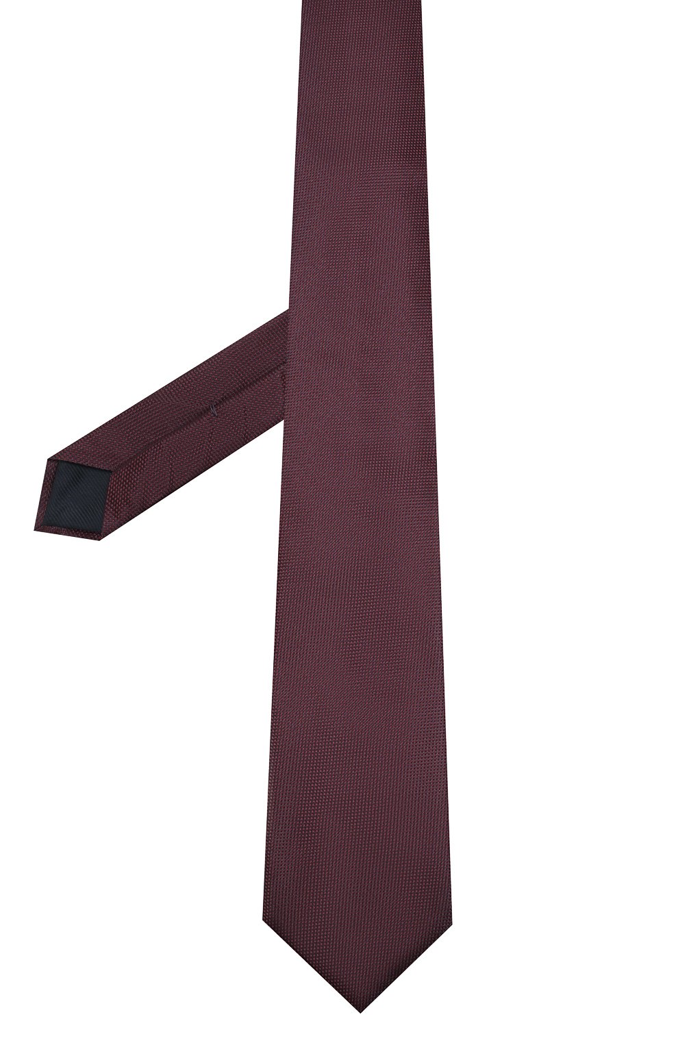 Шелковый галстук CORNELIANI бордового цвета по цене 15150 руб., арт. 84U302-9820314/00, фото 2 Шелковый галстук CORNELIANI, арт. 84U302-9820314/00, фото 2
