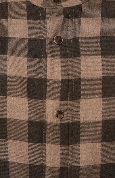 Хлопковая рубашка KITON, арт. UMCMARH0864507/46-50, фото 5