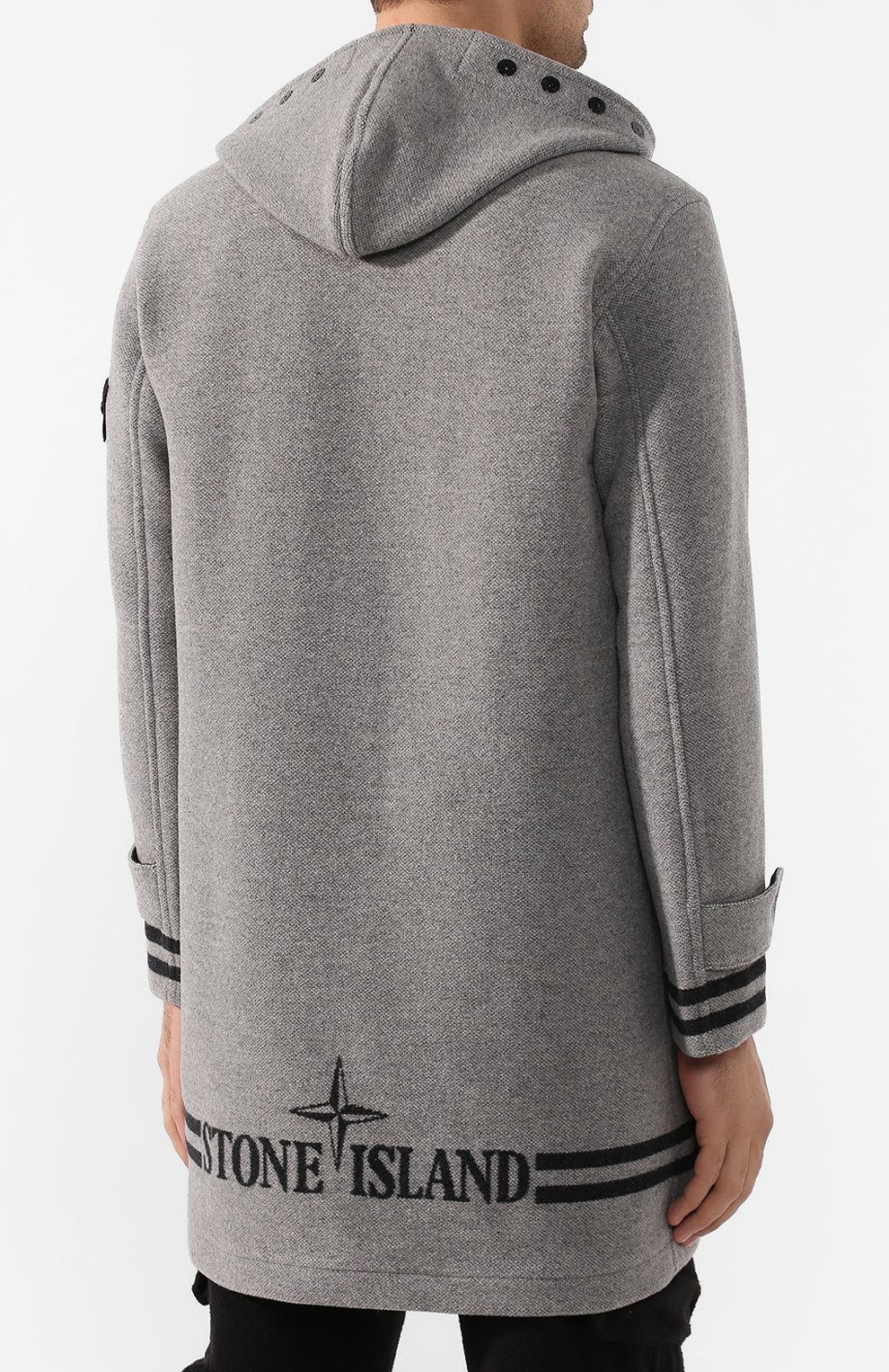 Шерстяное пальто STONE ISLAND, арт. 711571252, фото 4