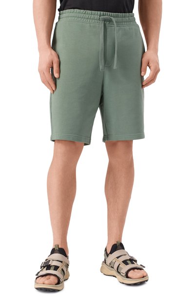 Хлопковые шорты HUGO зеленого цвета по цене 10950 руб., арт. 50530696, фото 3 Хлопковые шорты HUGO, арт. 50530696, фото 3