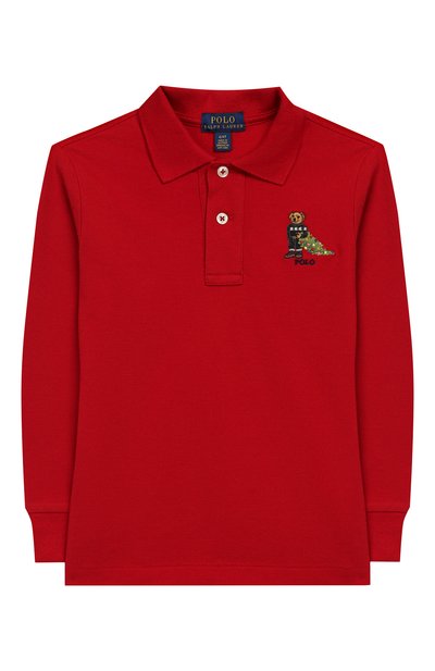 Хлопковое поло с длинными рукавами POLO RALPH LAUREN, арт. 322713073, фото 1