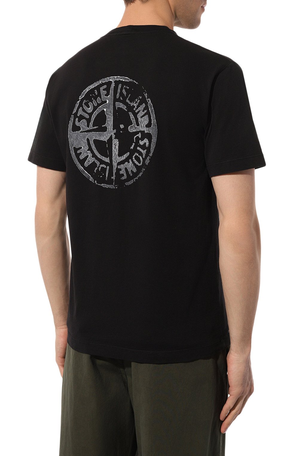 Хлопковая футболка STONE ISLAND, арт. 79152NS82, фото 4