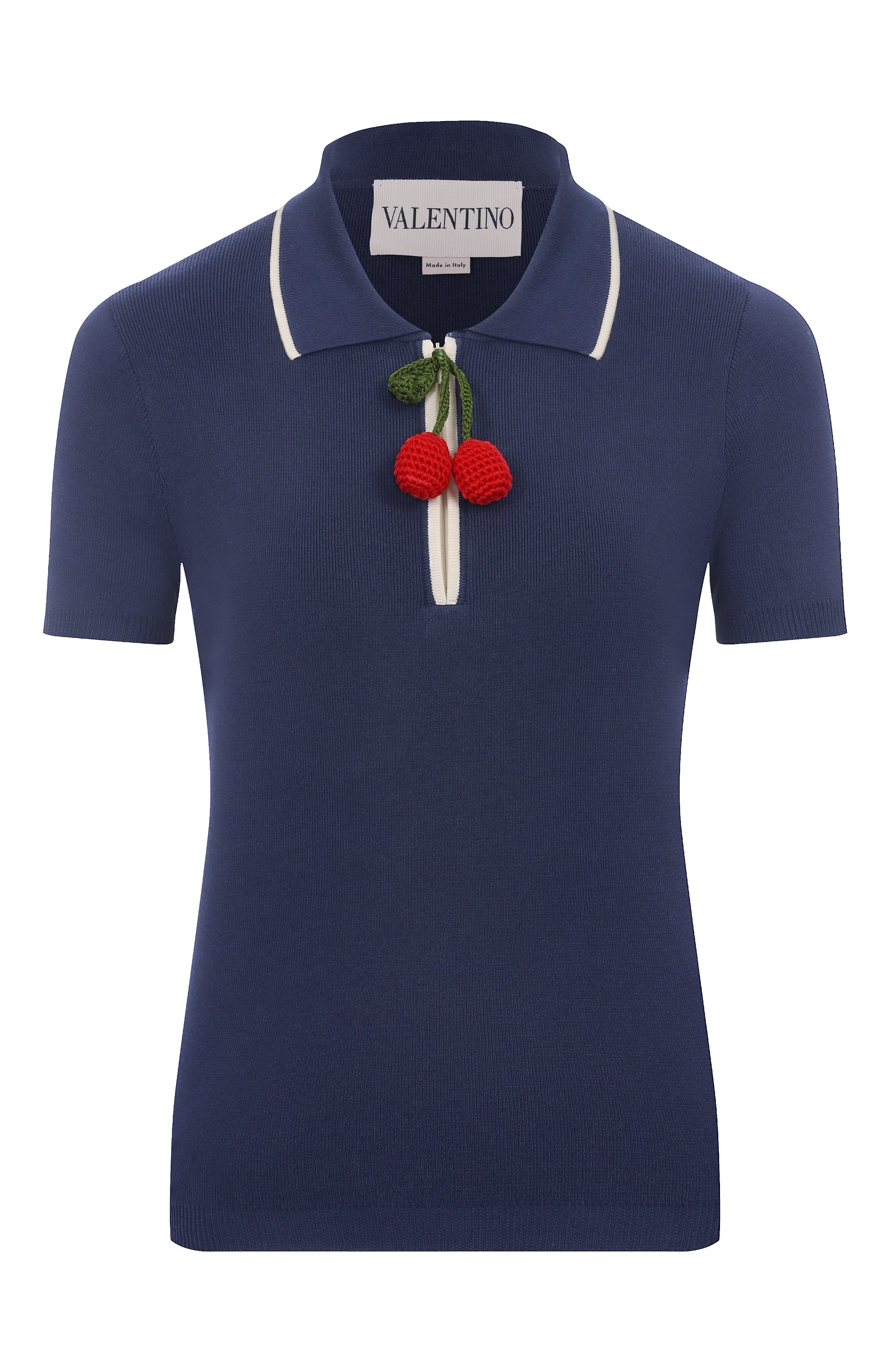Хлопковое поло VALENTINO, арт. 7B3KC65F/9EQ, фото 1