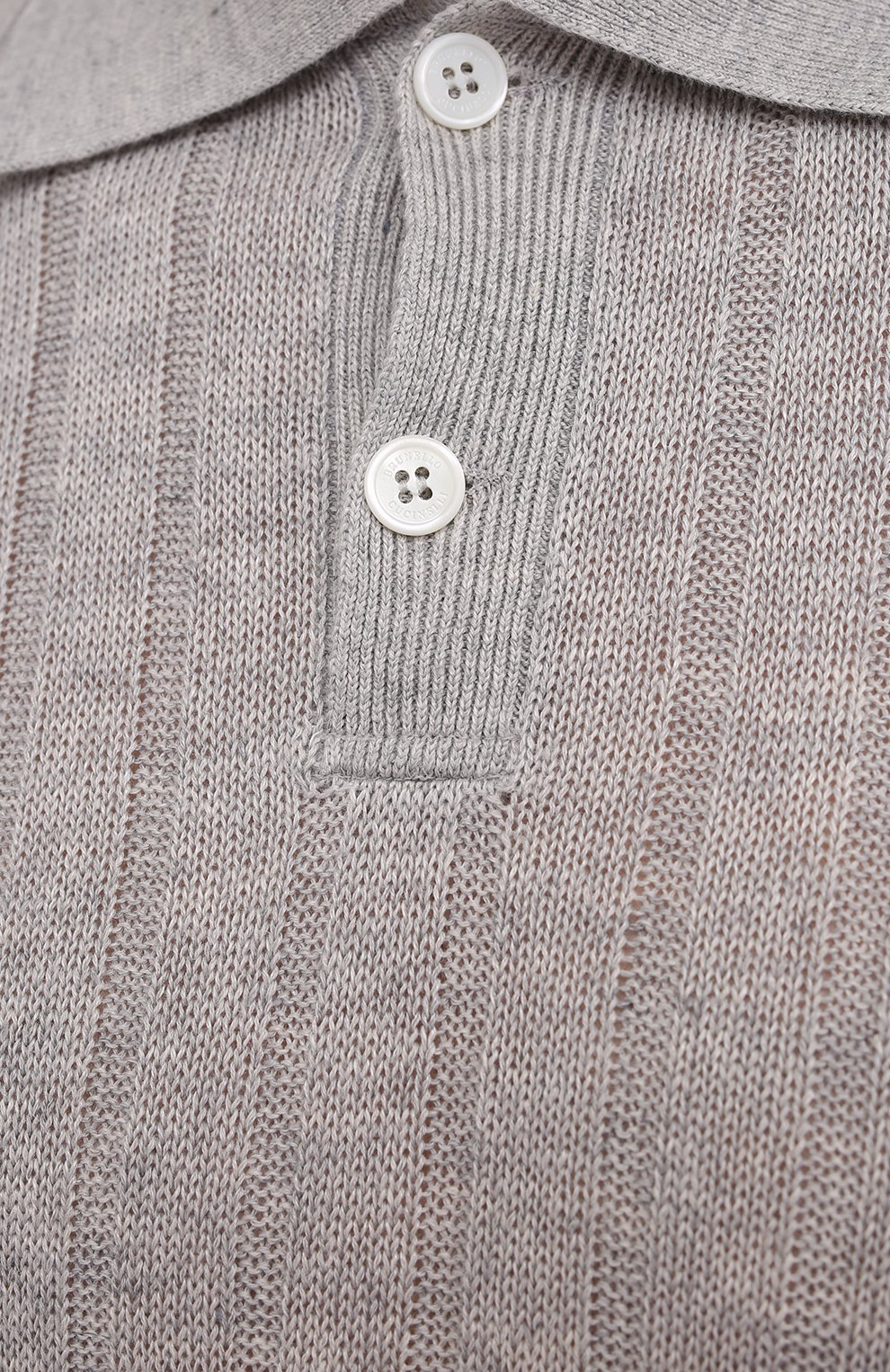 Поло изо льна и хлопка BRUNELLO CUCINELLI, арт. M2L703305, фото 5