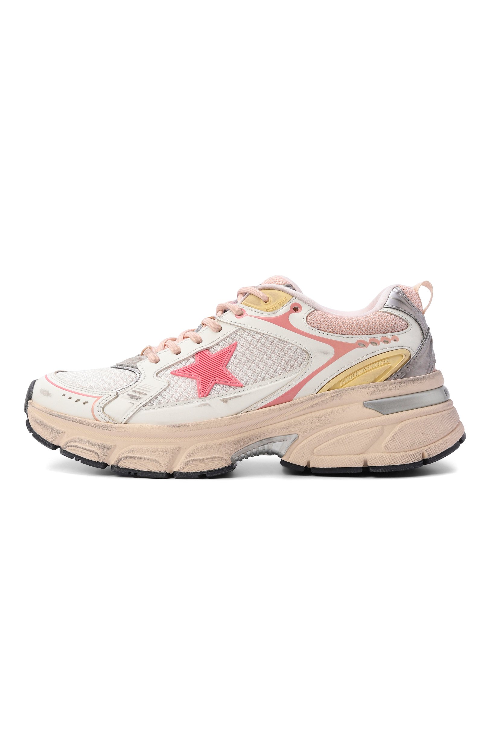 Комбинированные кроссовки lightstar GOLDEN GOOSE DELUXE BRAND, арт. GWF00724.F008751, фото 4