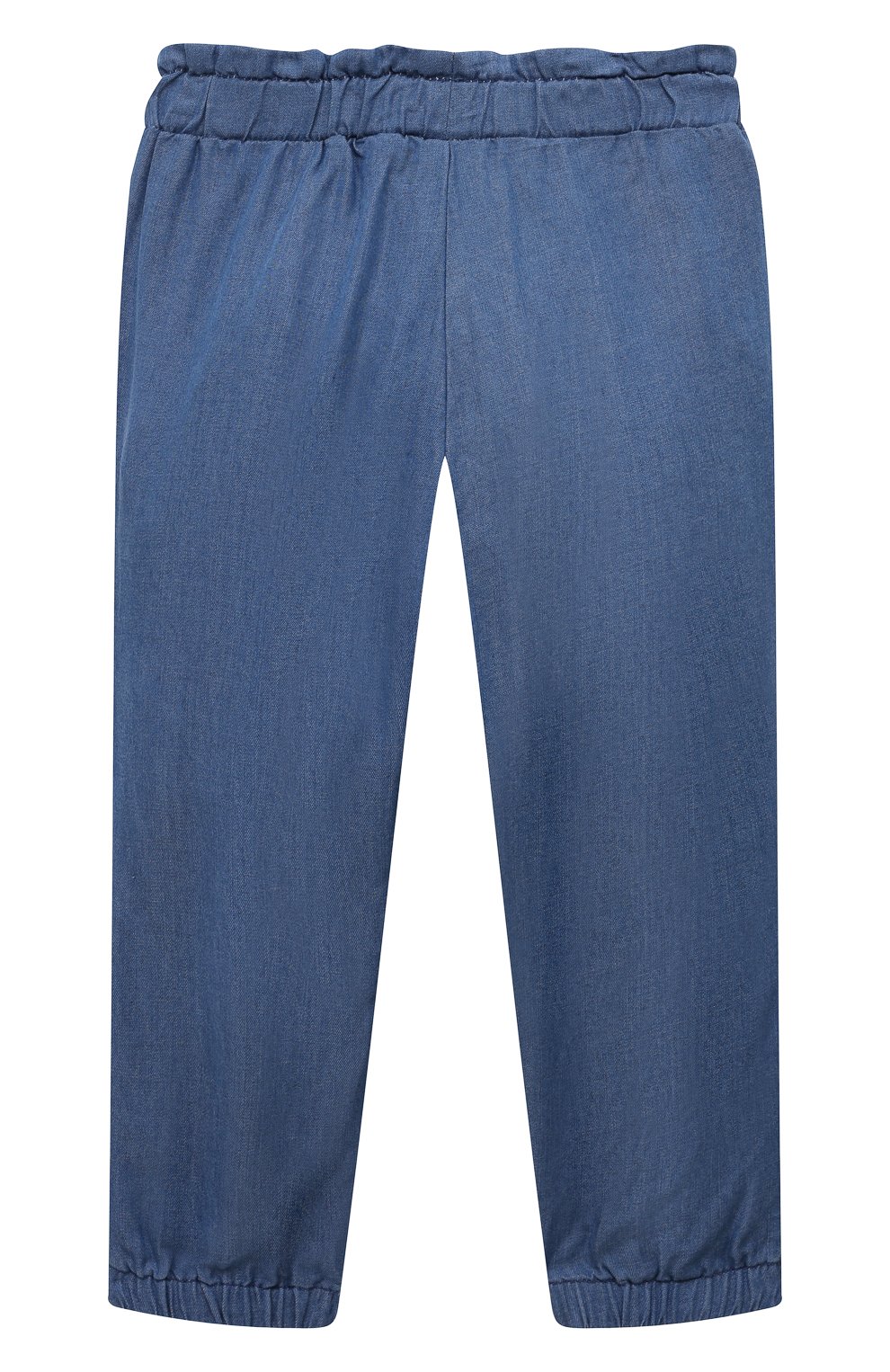 Брюки MOSCHINO синего цвета по цене 11350 руб., арт. MDP02Q/L0E07, фото 2 Брюки MOSCHINO, арт. MDP02Q/L0E07, фото 2