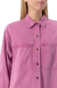 Хлопковая рубашка ISABEL MARANT ETOILE, арт. CH0206FA/C1N06E, фото 5
