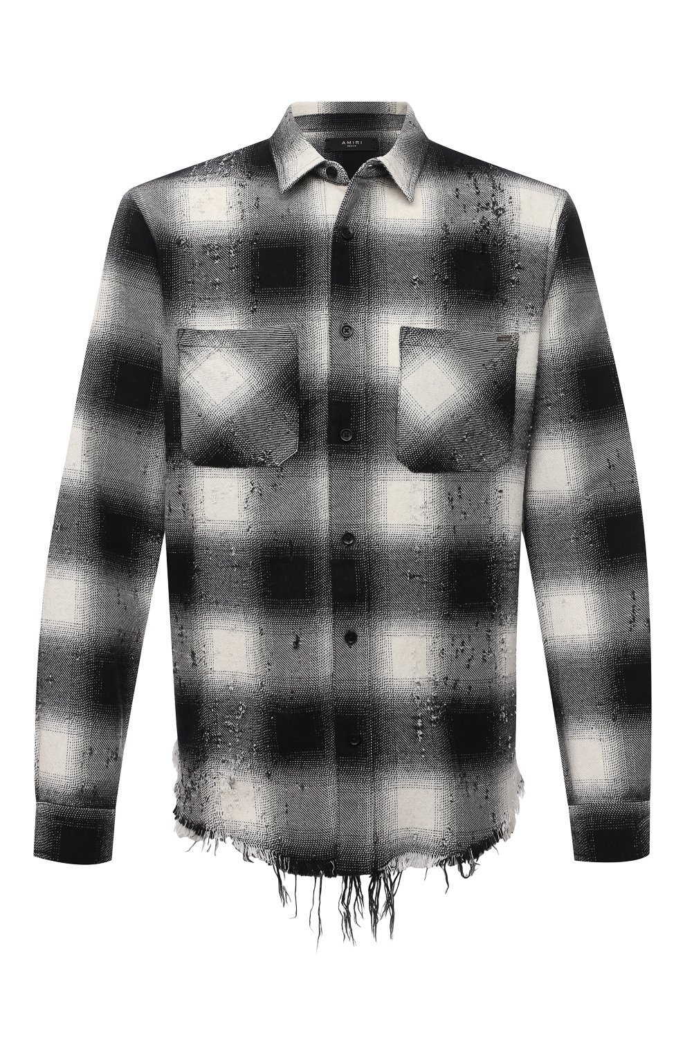 Рубашка из хлопка и шерсти AMIRI, арт. MSL001-001, фото 1