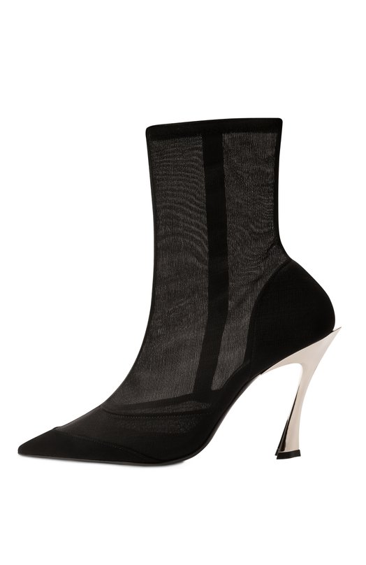 Комбинированные ботильоны Mugler MUSS24SC012_CX001 Чёрный  MUSS24SC012_CX001 Фото 4