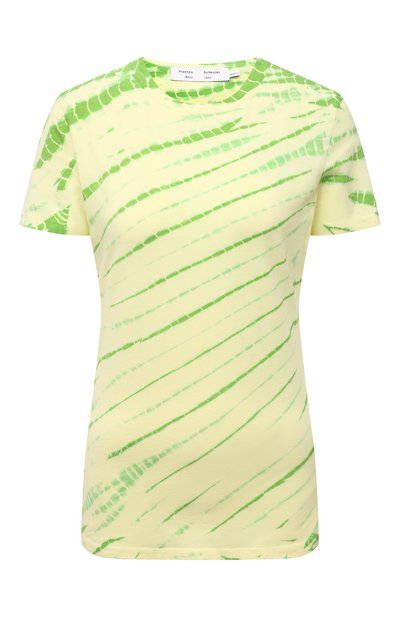 Женская хлопковая футболка PROENZA SCHOULER WHITE LABEL, арт. WL2114228-JCT144