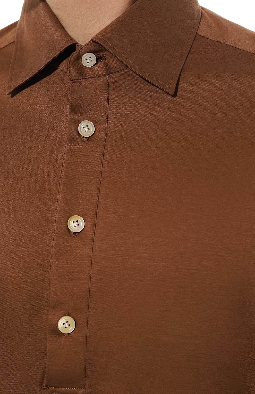 Хлопковое поло KITON, арт. UMC012H08629, фото 5