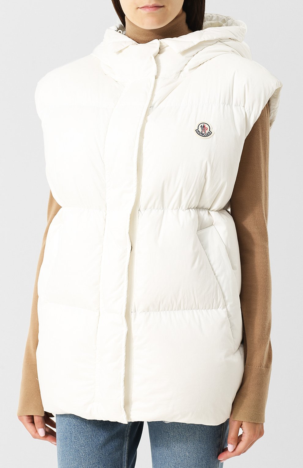 Хлопковый жилет с капюшоном и карманами MONCLER, арт. D2-093-48316-05-54012, фото 3