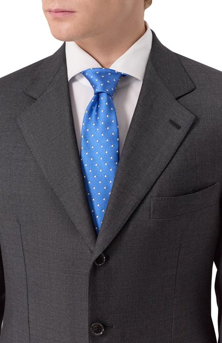 Мужской шелковый галстук KITON, арт. UCRVKLC06L7501