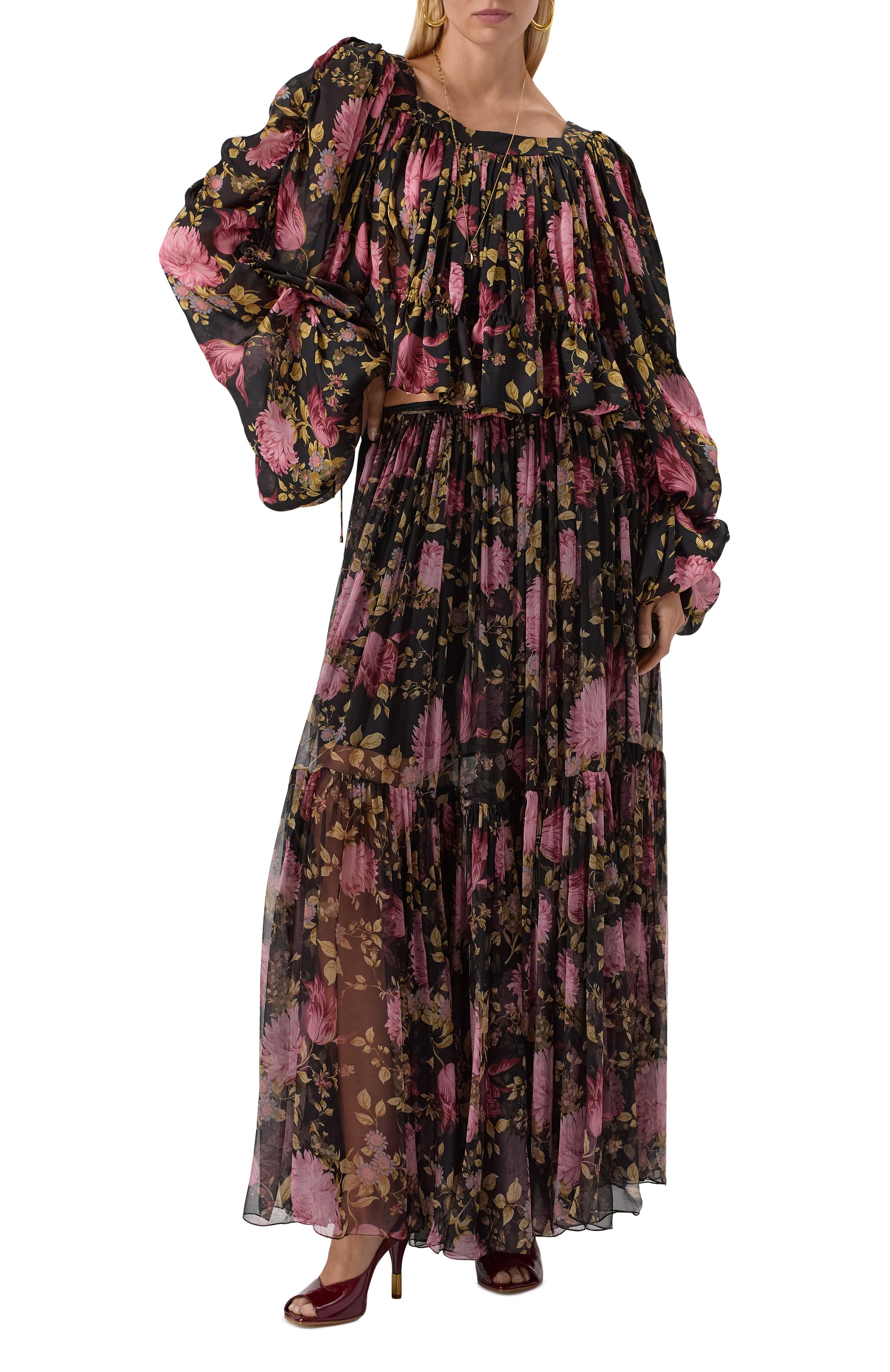 Шелковая блузка CHLOÉ, арт. CH25UHT52458, фото 2