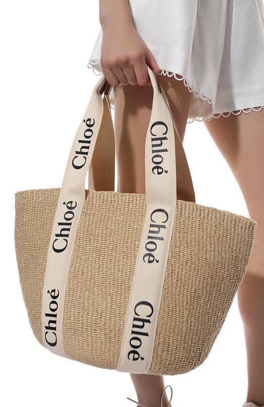 Сумка Woody Chloé CHC22SS380G55 Бежевый  CHC22SS380G55 Фото 3