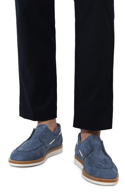 Замшевые лоферы ZILLI, арт. H0077AM1003VHA001, фото 3