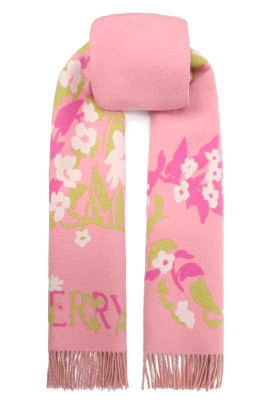 Кашемировый шарф Burberry 8120046 Розовый 8120046