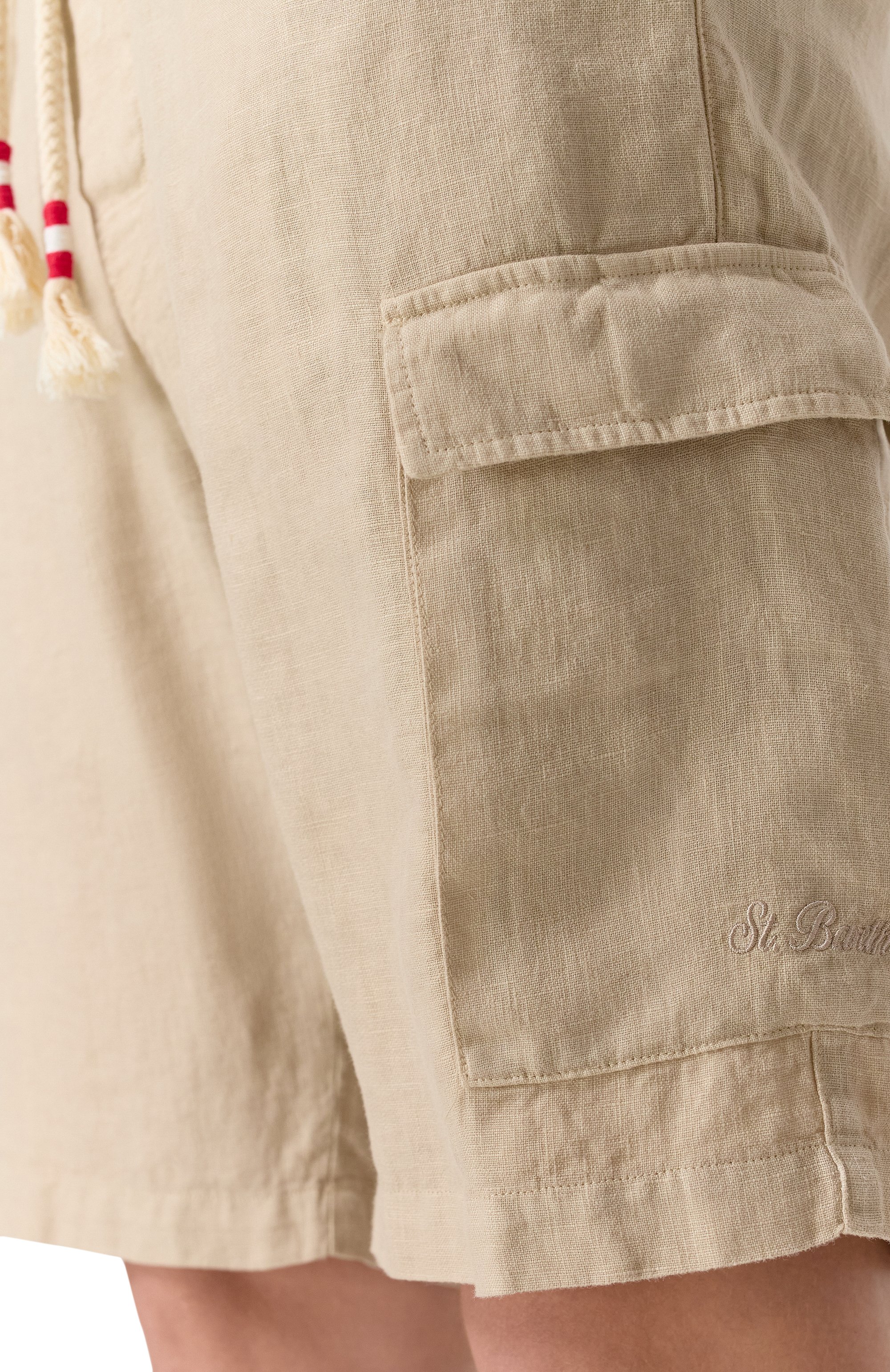 Льняные шорты MC2 SAINT BARTH, арт. STBM MARSEILLE/00275H, фото 5