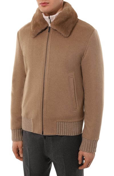 Кашемировый бомбер с отделкой из норки MVST, арт. FTECK-ES4255-2V/LC1640, фото 3