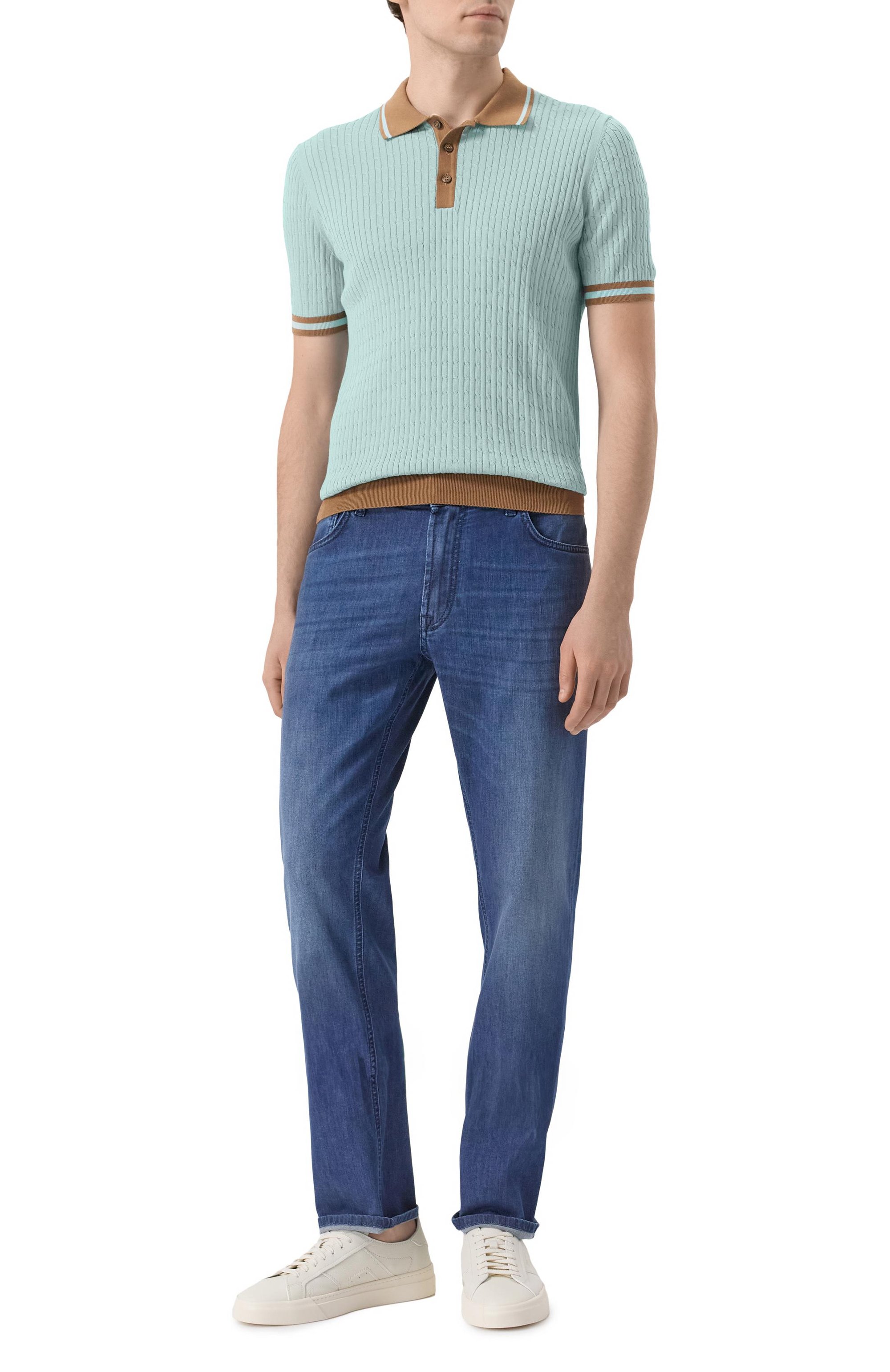 Хлопковое поло GRAN SASSO, арт. 57113/20625, фото 2