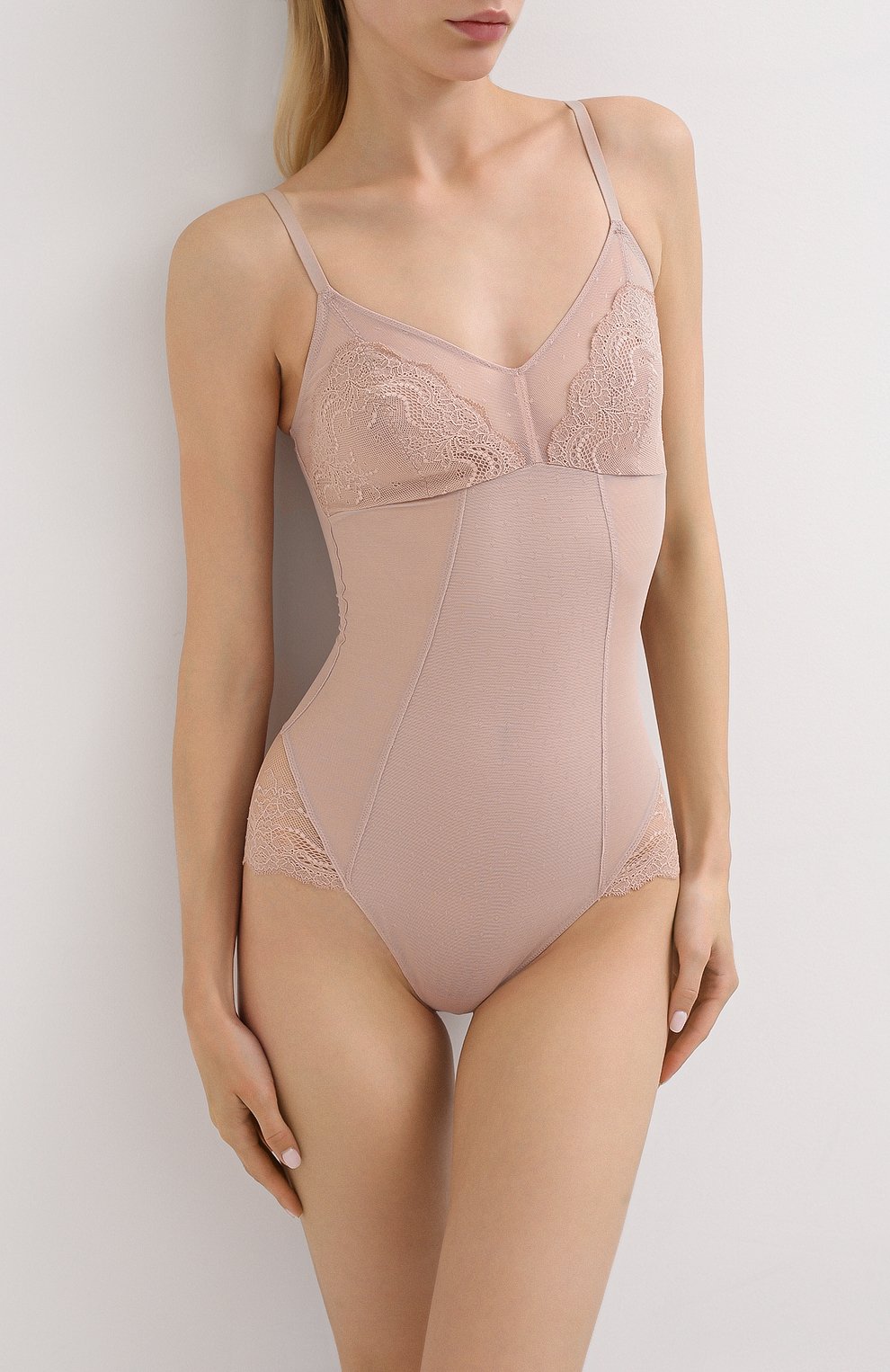 Боди SPANX бежевого цвета по цене 11350 руб., арт. 10219R, фото 2 Боди SPANX, арт. 10219R, фото 2