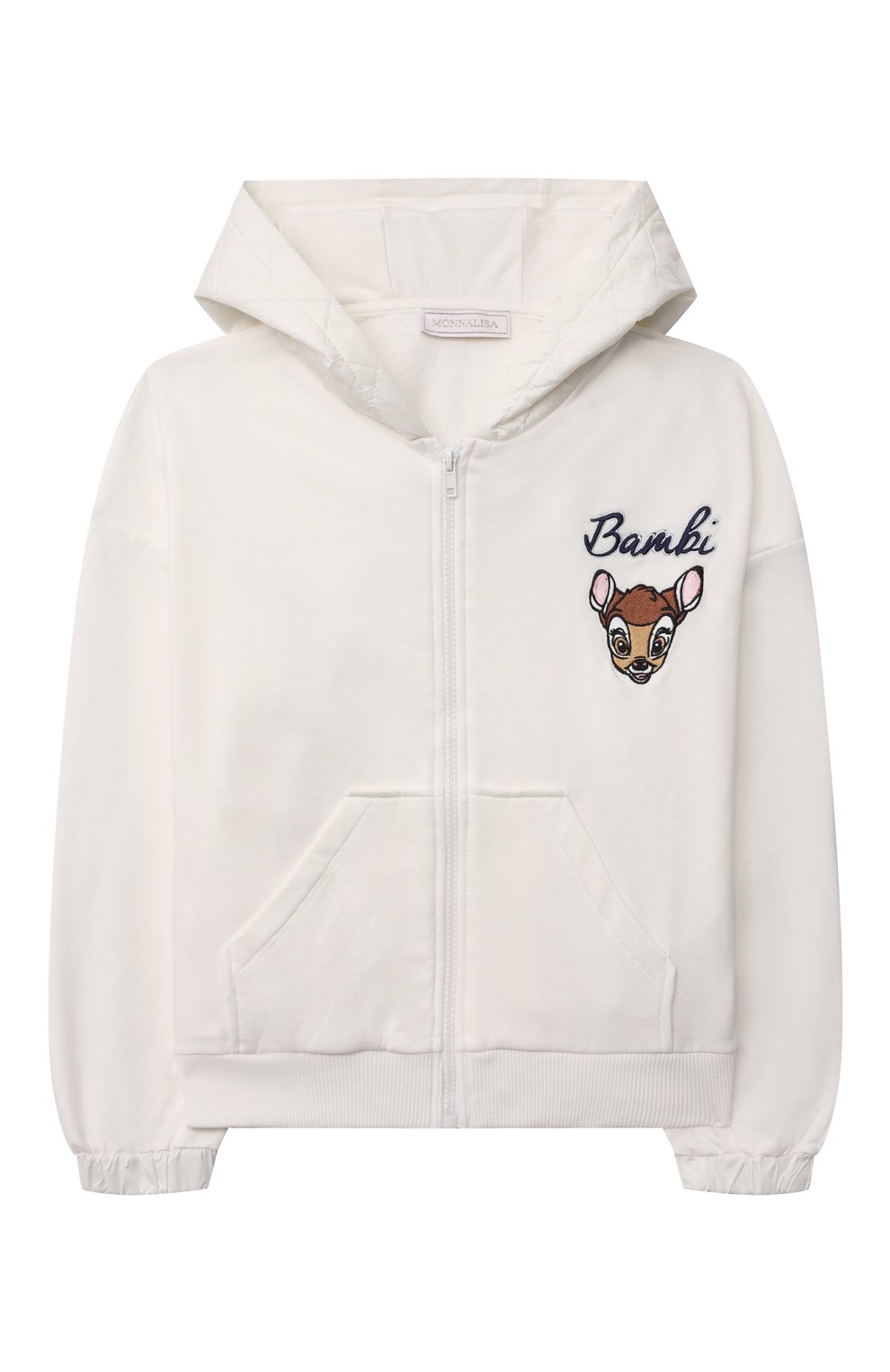 Хлопковая толстовка MONNALISA, арт. 198807RG, фото 1