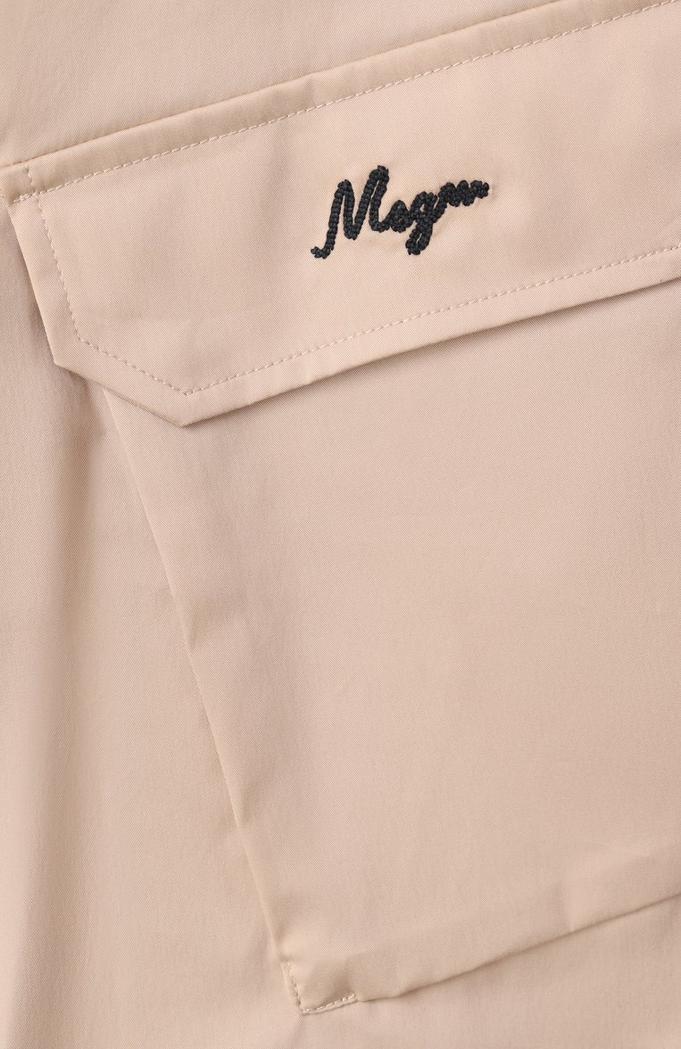 Детские хлопковые брюки-карго MSGM KIDS светло-бежевого цвета, арт. S5MSJGPA114 | Фото 3 (Материал сплава: Проставлено; Нос: �Не проставлено; Случай: Повседневный; Материал внешний: Хлопок, Синтетический материал; Ростовка одежда: 10 - 11 лет | 140 - 146см, 16 лет | 164 см, 12 лет | 152 см, 6 лет | 116 см, 8 лет | 128 см)