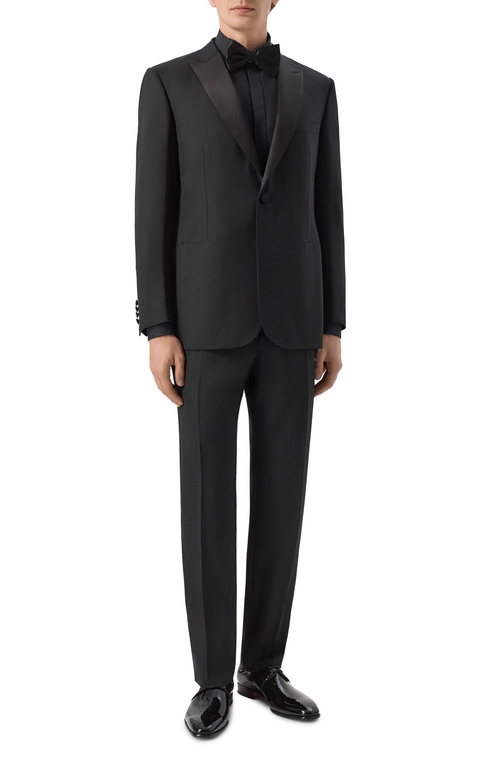 Хлопковая сорочка CORNELIANI черного цвета по цене 44850 руб., арт. 28P916/2A91082, фото 2 Хлопковая сорочка CORNELIANI, арт. 28P916/2A91082, фото 2