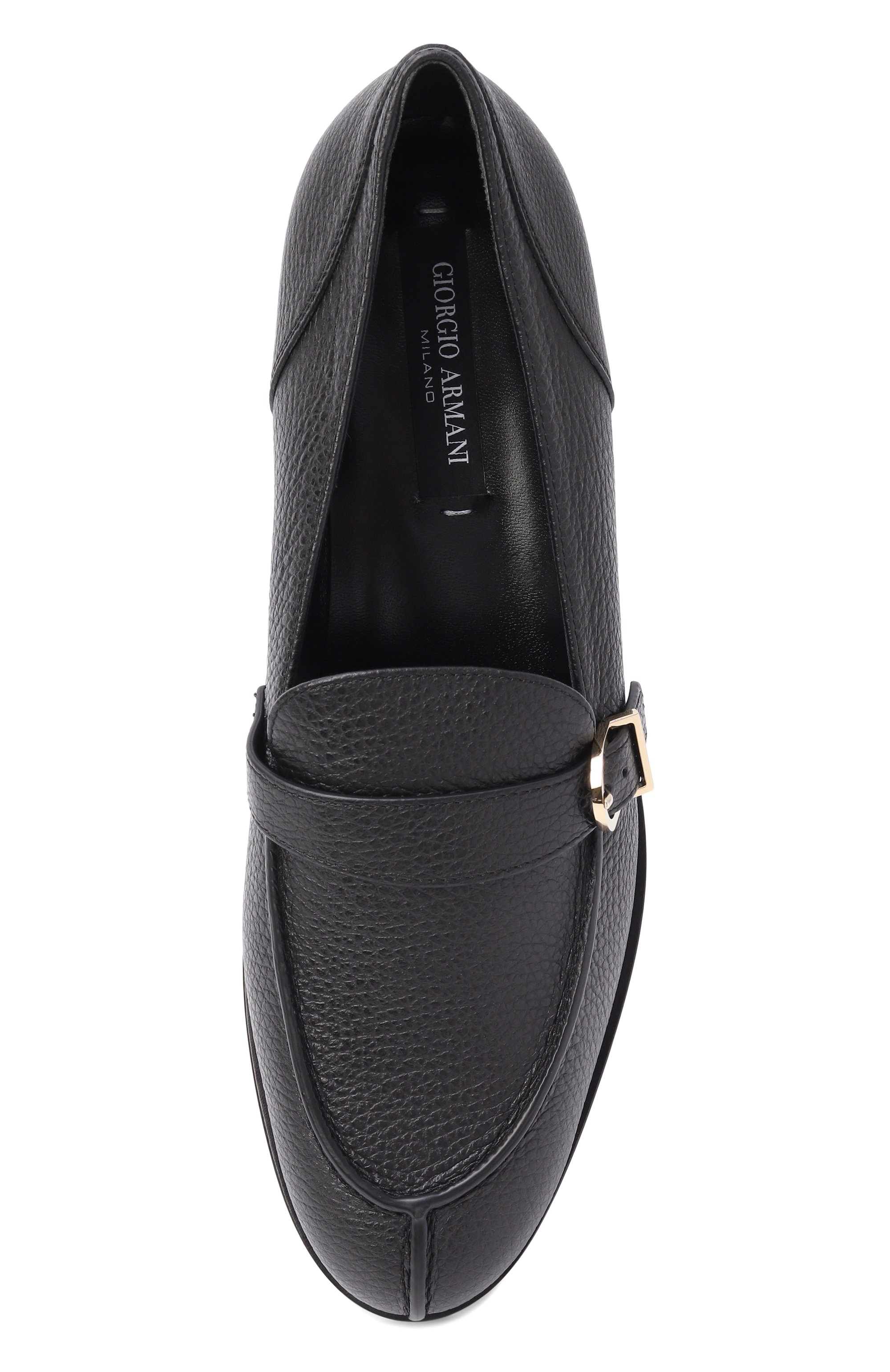 Кожаные лоферы GIORGIO ARMANI, арт. GW001921/AF19133, фото 6