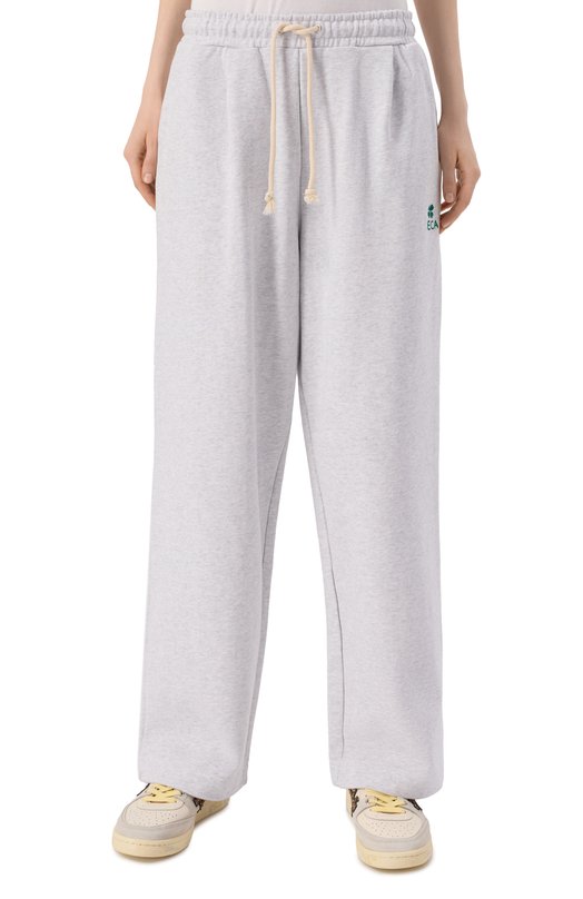 Хлопковые брюки AECA WHITE AWCMFWBDBPLSO001C0.LIGHT GREY (S) Серый  AWCMFWBDBPLSO001C0.LIGHT GREY (S) Фото 3