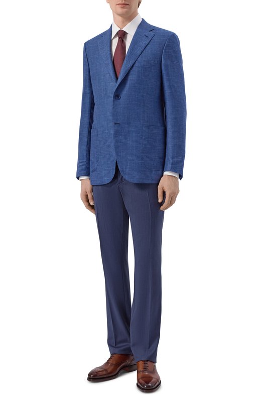 Шерстяные брюки Stefano Ricci M8T61R0020/T7750 Синий  M8T61R0020/T7750 Фото 2