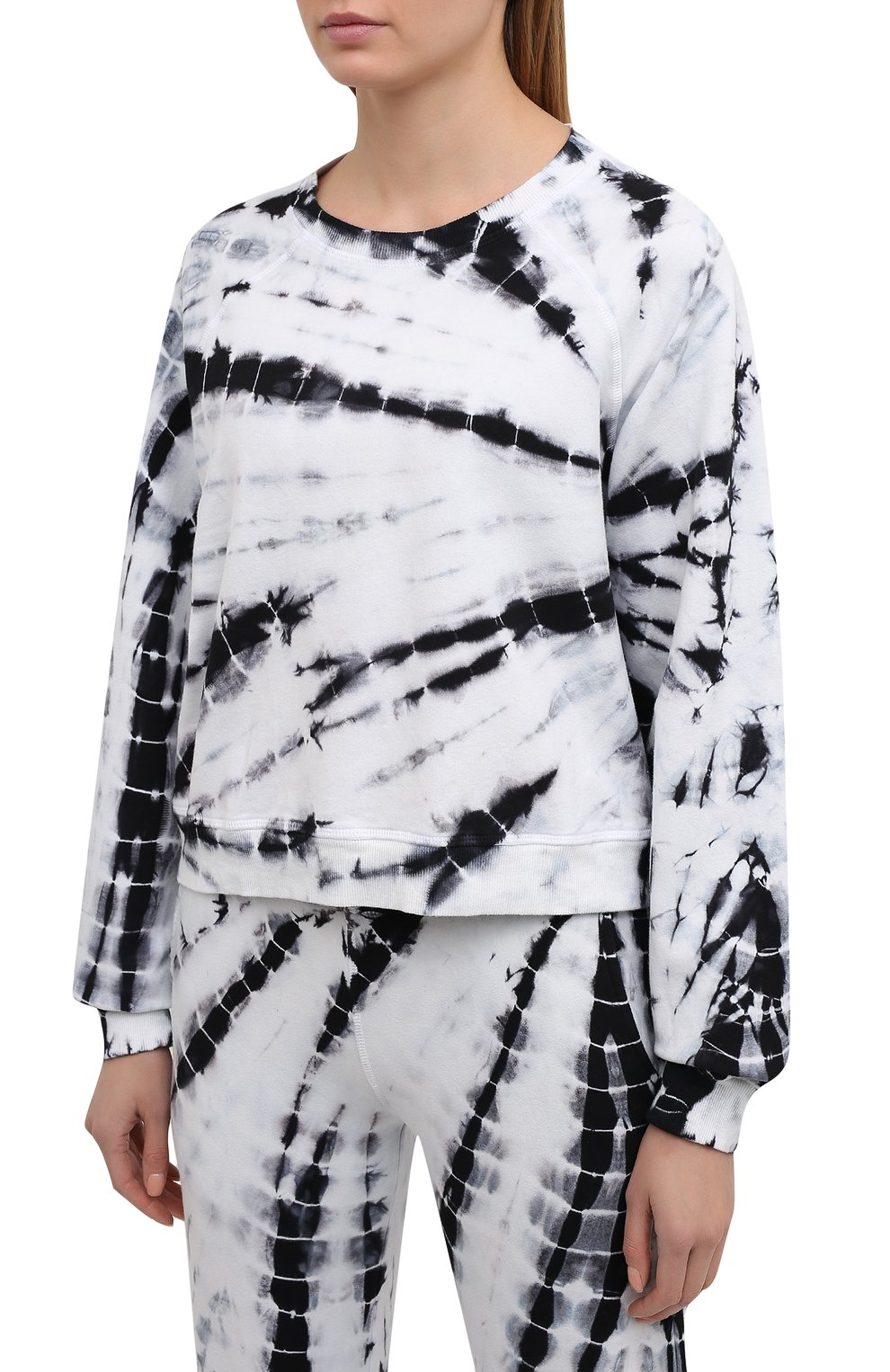 Хлопковый свитшот ELECTRIC AND ROSE черно-белого цвета по цене 18200 руб., арт. LFCV08-AMBIENT, фото 3 Хлопковый свитшот ELECTRIC AND ROSE, арт. LFCV08-AMBIENT, фото 3