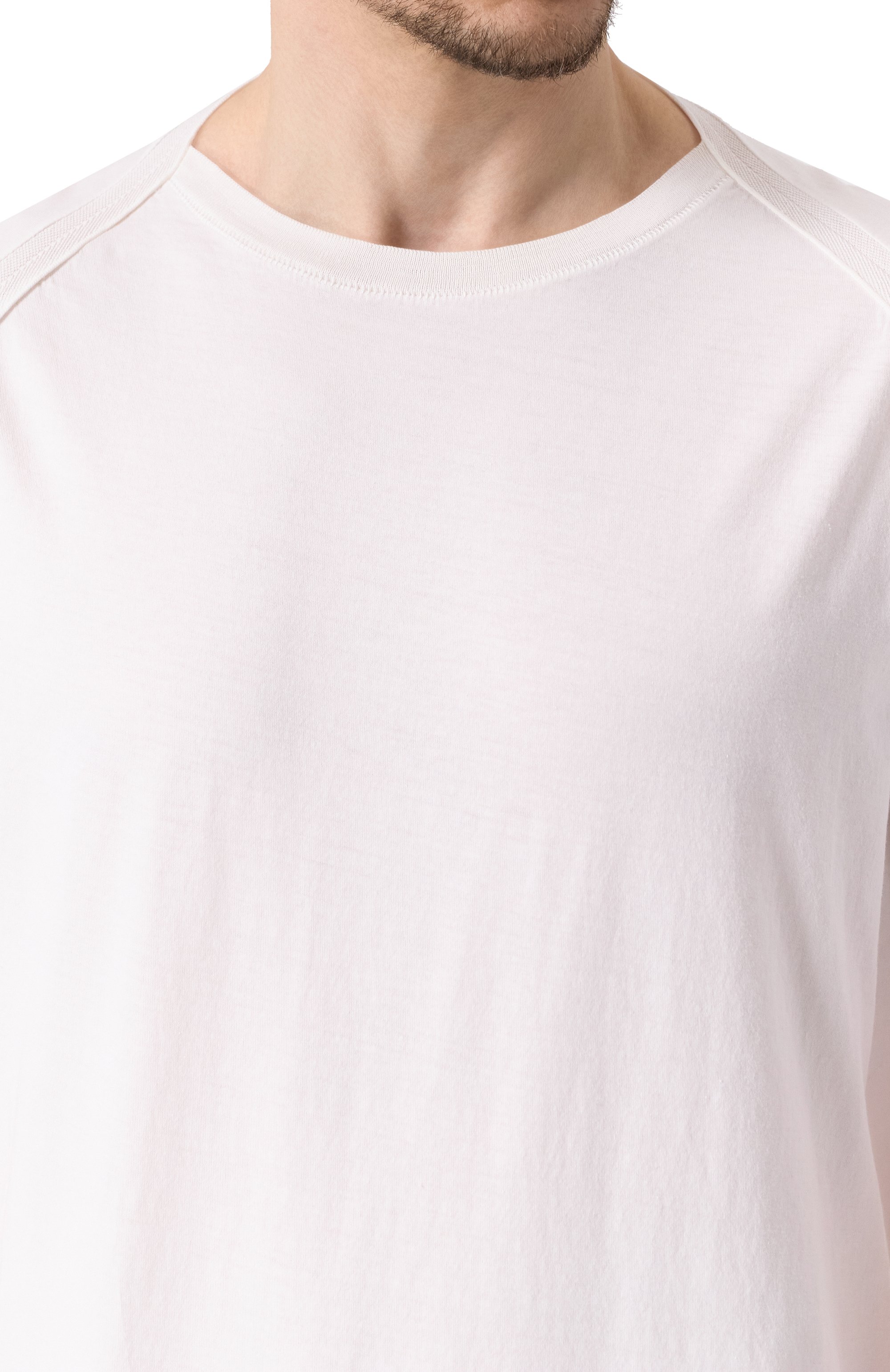 Хлопковая футболка TRANSIT белого цвета по цене 15550 руб., арт. CFUTRZ1361, фото 5 Хлопковая футболка TRANSIT, арт. CFUTRZ1361, фото 5