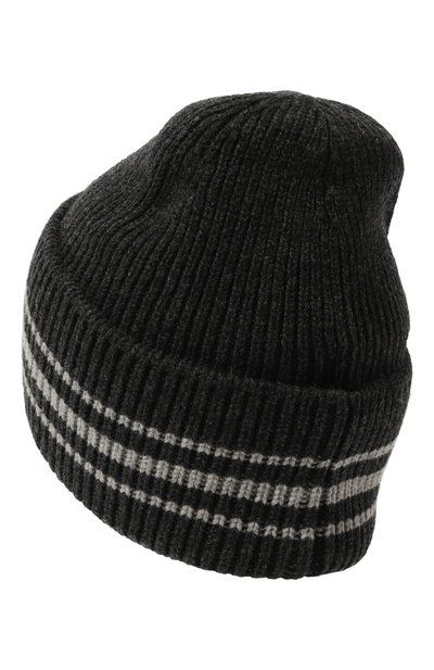 Шапка из кашемира и шерсти DESTIN темно-серого цвета по цене 12900 руб., арт. DAW3SPENNY, фото 3 Шапка из кашемира и шерсти DESTIN, арт. DAW3SPENNY, фото 3