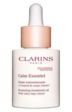 Восстанавливающее масло для чувствительной кожи calm-essentiel (30ml) CLARINS бесцветного цвета, арт. 80073158 | Фото 1 (Обьем косметики: 100ml; Тип продукта: Масла; Назначение: Для лица)