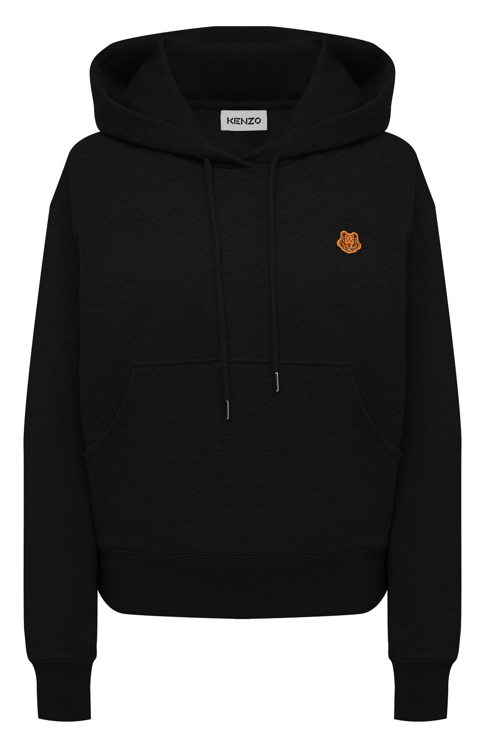Хлопковое худи KENZO черного цвета по цене 39550 руб., арт. FB52SW7774ML, фото 1 Хлопковое худи KENZO, арт. FB52SW7774ML, фото 1