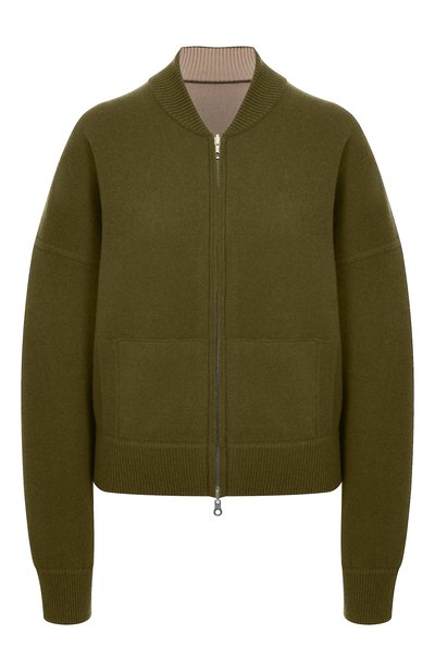 Двусторонний кардиган ARCH4 хаки цвета по цене 119500 руб., арт. KNCD2544B, фото 1 Двусторонний кардиган ARCH4, арт. KNCD2544B, фото 1