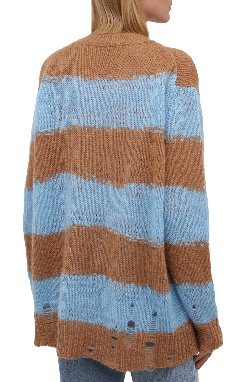 Свитер ACNE STUDIOS голубого цвета по цене 31600 руб., арт. A60243, фото 4 Свитер ACNE STUDIOS, арт. A60243, фото 4