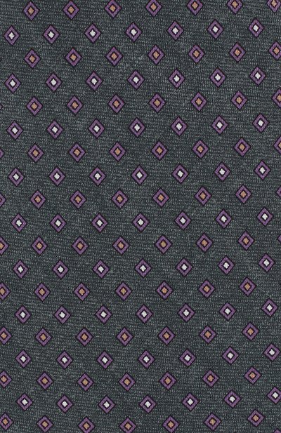 Шелковый галстук с узором BRIONI серого цвета по цене 26600 руб., арт. 063I00/P7489, фото 3 Шелковый галстук с узором BRIONI, арт. 063I00/P7489, фото 3
