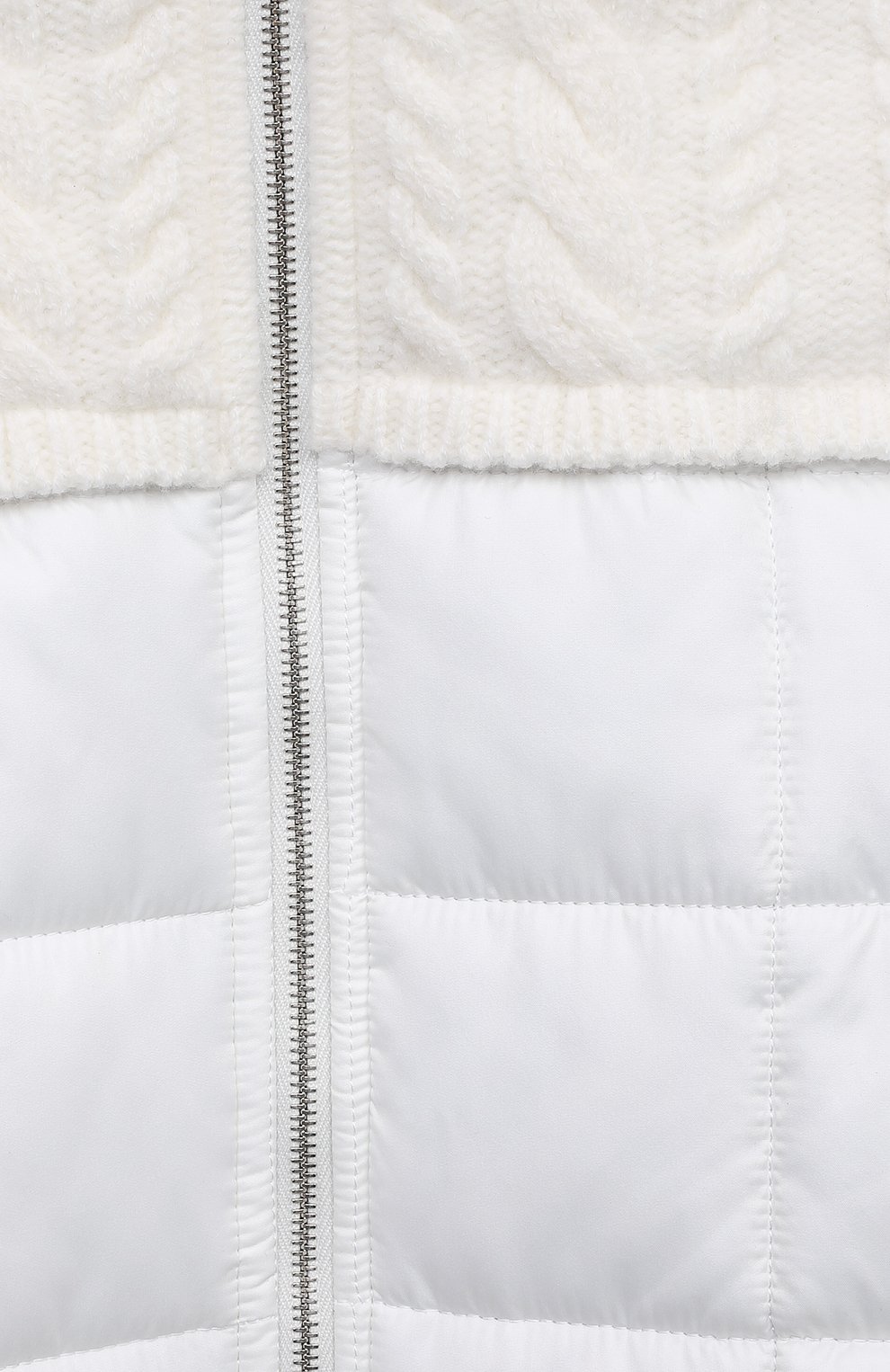 Утепленный жилет GIORGETTI CASHMERE белого цвета по цене 46250 руб., арт. MB1846/8A-14A, фото 3 Утепленный жилет GIORGETTI CASHMERE, арт. MB1846/8A-14A, фото 3