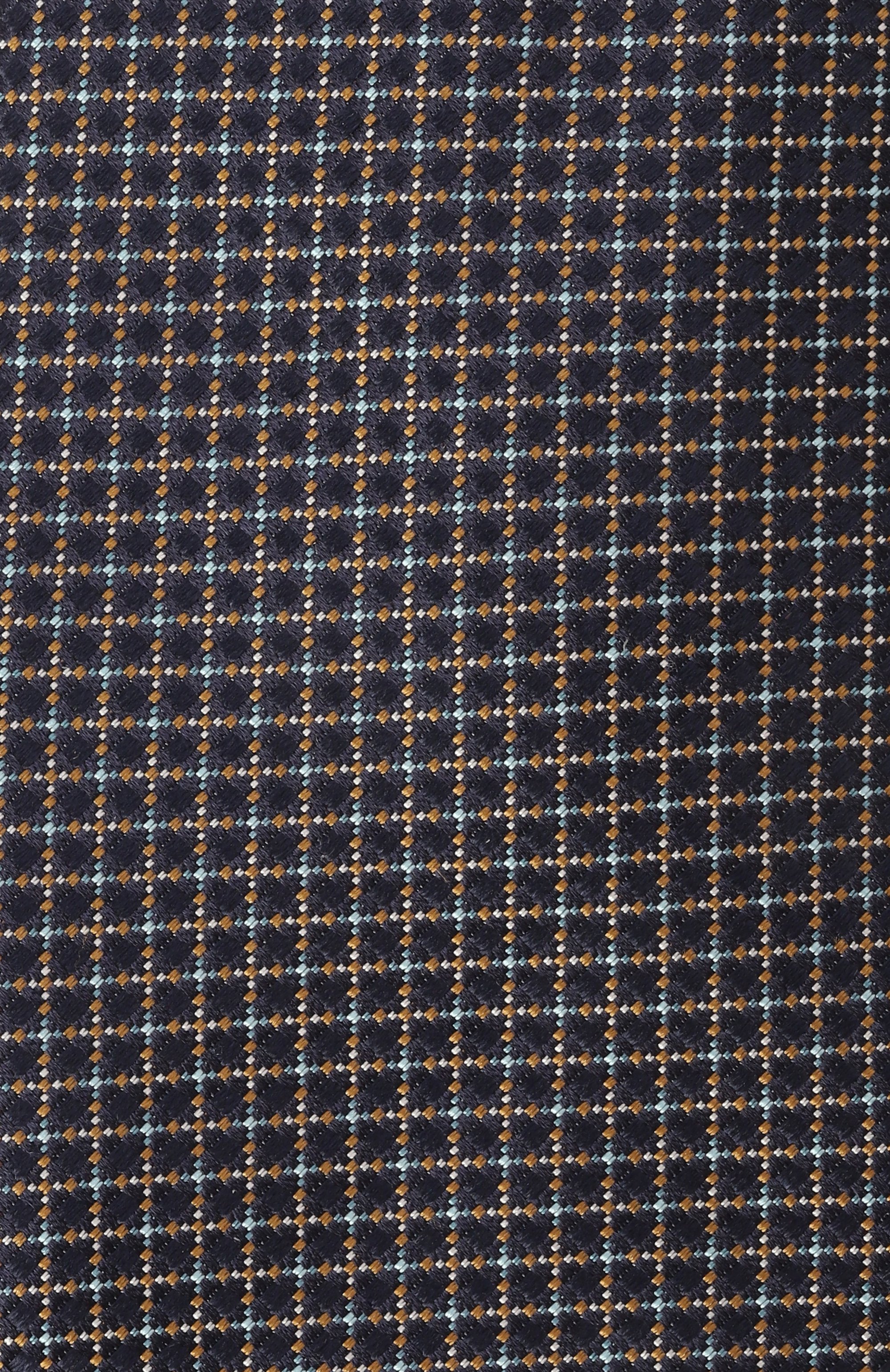 Шелковый галстук CANALI темно-синего цвета по цене 19950 руб., арт. 18/HJ04208, фото 4 Шелковый галстук CANALI, арт. 18/HJ04208, фото 4