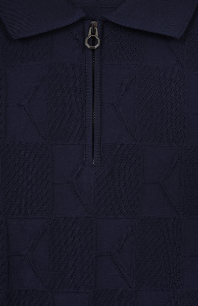 Хлопковое поло STEFANO RICCI JUNIOR темно-синего цвета по цене 66550 руб., арт. KY18017P31/Y26271, фото 3 Хлопковое поло STEFANO RICCI JUNIOR, арт. KY18017P31/Y26271, фото 3