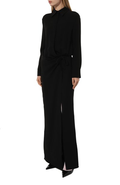 Шелковое платье VALENTINO, арт. 3B3VDG451MM, фото 3