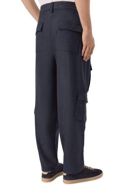 Шерстяные брюки-карго BRUNELLO CUCINELLI, арт. M038PF3010, фото 4