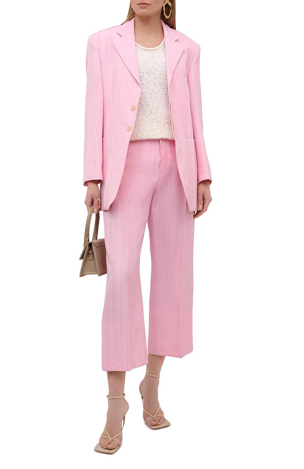 Брюки из вискозы и шелка JACQUEMUS, арт. 211PA02/105440, фото 2