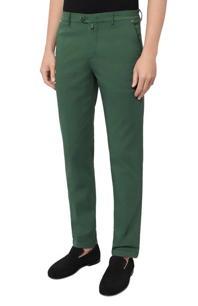 Брюки из хлопка и шелка KITON, арт. UFPPEK0606D, фото 3