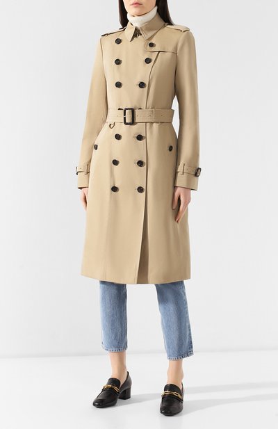 Хлопковый тренч sandringham BURBERRY бежевого цвета по цене 225000 руб., арт. 4006904, фото 3 Хлопковый тренч sandringham BURBERRY, арт. 4006904, фото 3