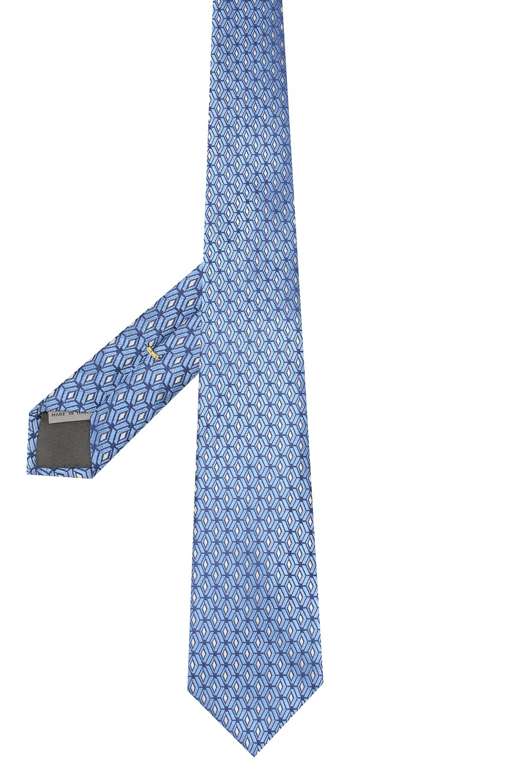 Шелковый галстук CANALI синего цвета по цене 8995 руб., арт. 18/HJ02033, фото 2 Шелковый галстук CANALI, арт. 18/HJ02033, фото 2